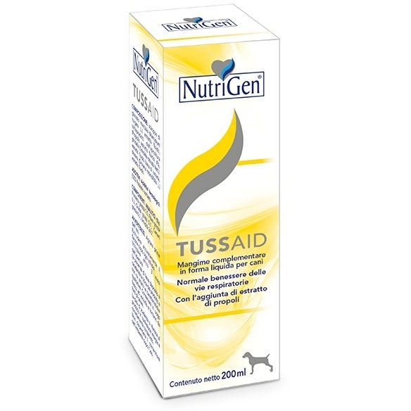 Nutrigen Tussaid Sciroppo Mangime Complementare Per Vie Respiratorie Cani 200ml