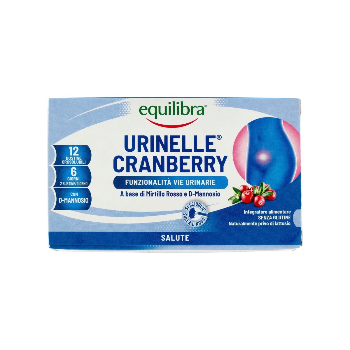 Equilibra Urinelle Cranberry 12 Bustine Orosolubili