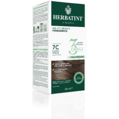 Herbatint Tintura Per Capelli Gel Permanente 7C Bruno 3 Dosi 300ml