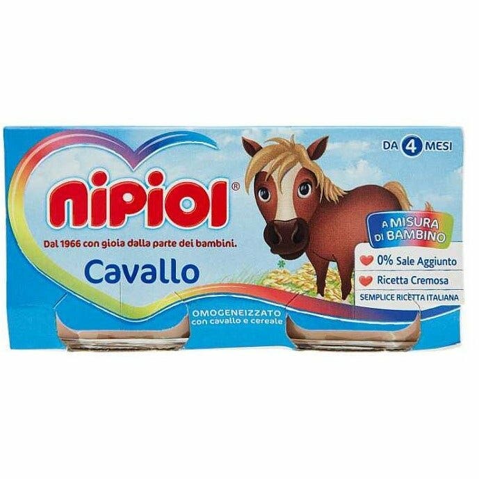 Nipiol Omogeneizzato Cavallo 4x80g 4Mesi+