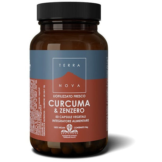 Terranova Curcuma 400mg/Zenzero 200mg 50 Capsule