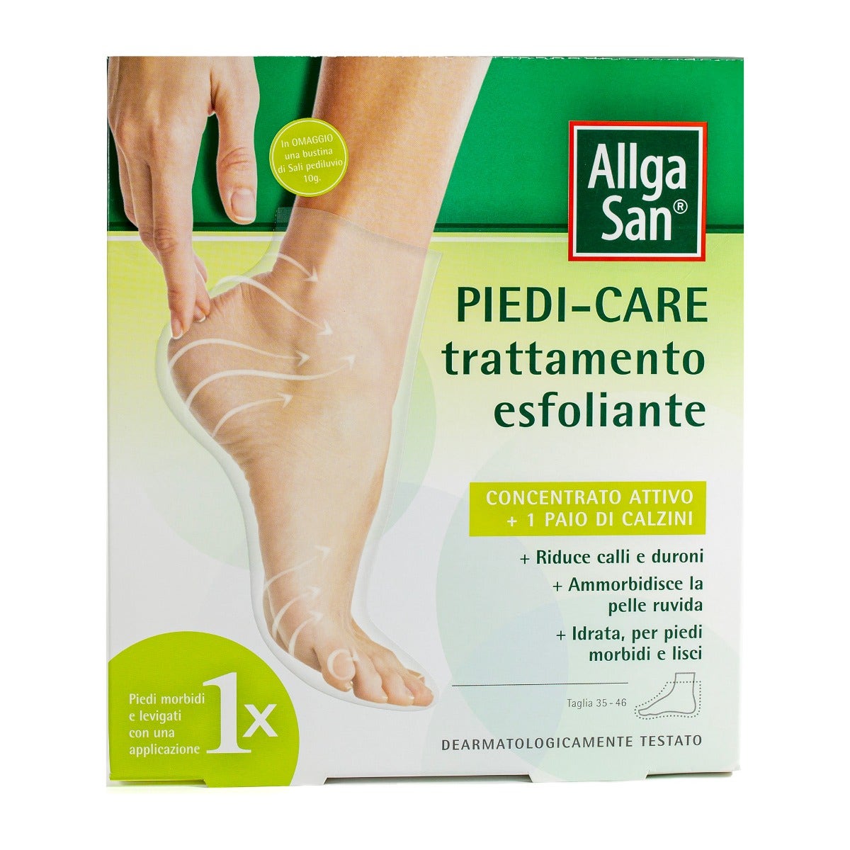 AllgaSan Piedi-Care Maschera Esfoliante 20ml