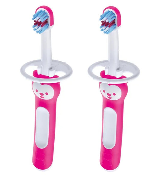 Mam Baby's Brush Spazzolino Per Bambina 6 Mesi+ 2 Pezzi