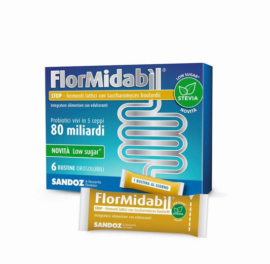 Flormidabil Stop 80 Miliardi Con Stevia 6 Bustine