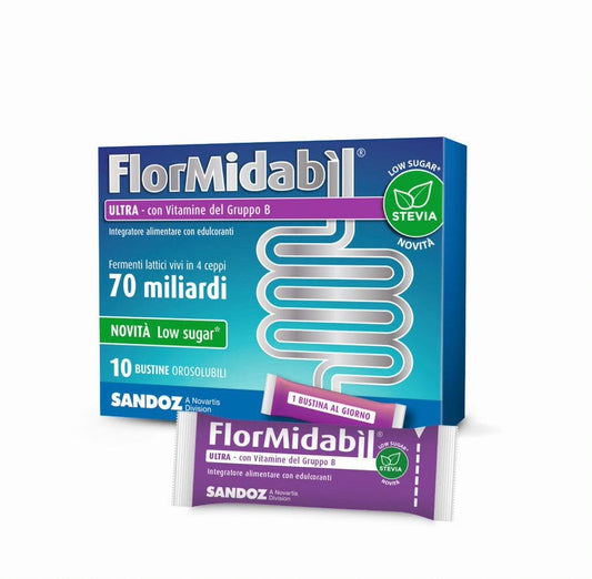 Flormidabil Ultra 70 Miliardi Con Stevia 10 Bustine