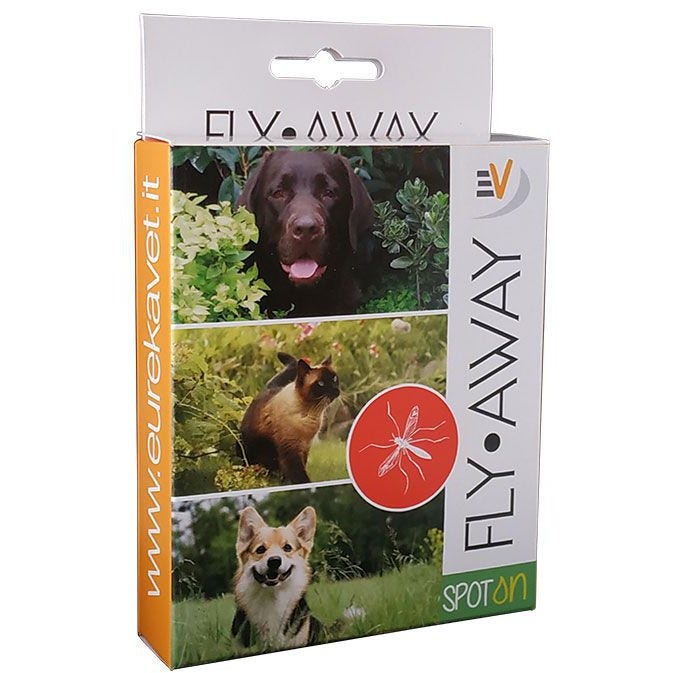 Fly Away Spot On Olio Di Neem Protezione Cute Cani 10 Fiale