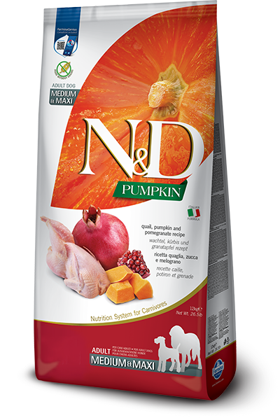 N&D DOG PUMPKIN QUAG AD MX12KG