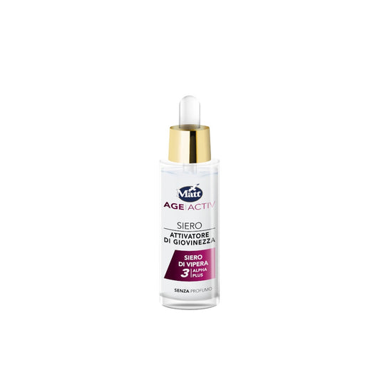 Matt Age Active Siero Viso Attivatore Di Giovinezza Siero Di Vipera 30ml