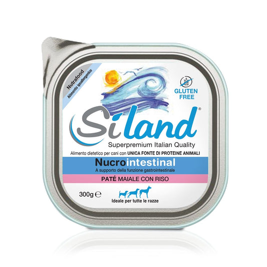 Siland Nucrointestinal Umido Maiale/Riso Per Cani 300g