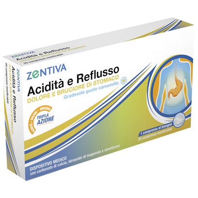 Zentiva Acidità E Reflusso 20 Compresse Masticabili