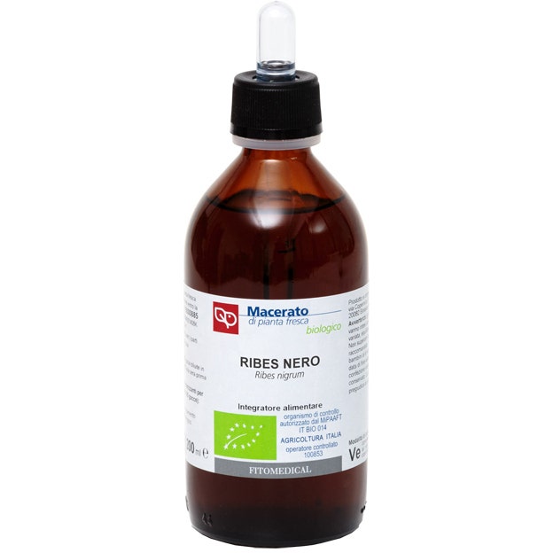 Fitomedical Ribes Nero Bio Tintura Madre Soluzione Idroalcolica 200ml