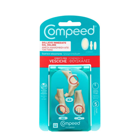 Compeed Cerotti Vesciche Formato Misto 5 Pezzi