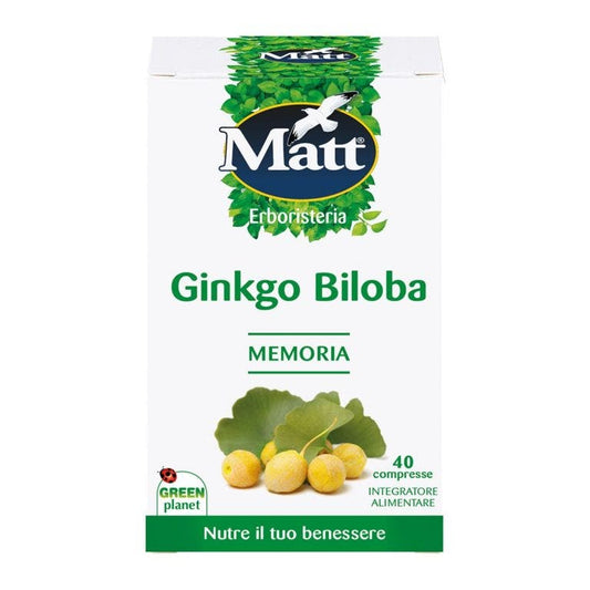 Matt Erboristeria Ginkgo Biloba 40 Compresse