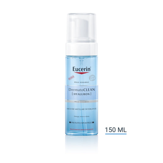 Eucerin DermatoClean Hyaluron Mousse Micellare trattamento 150 ml