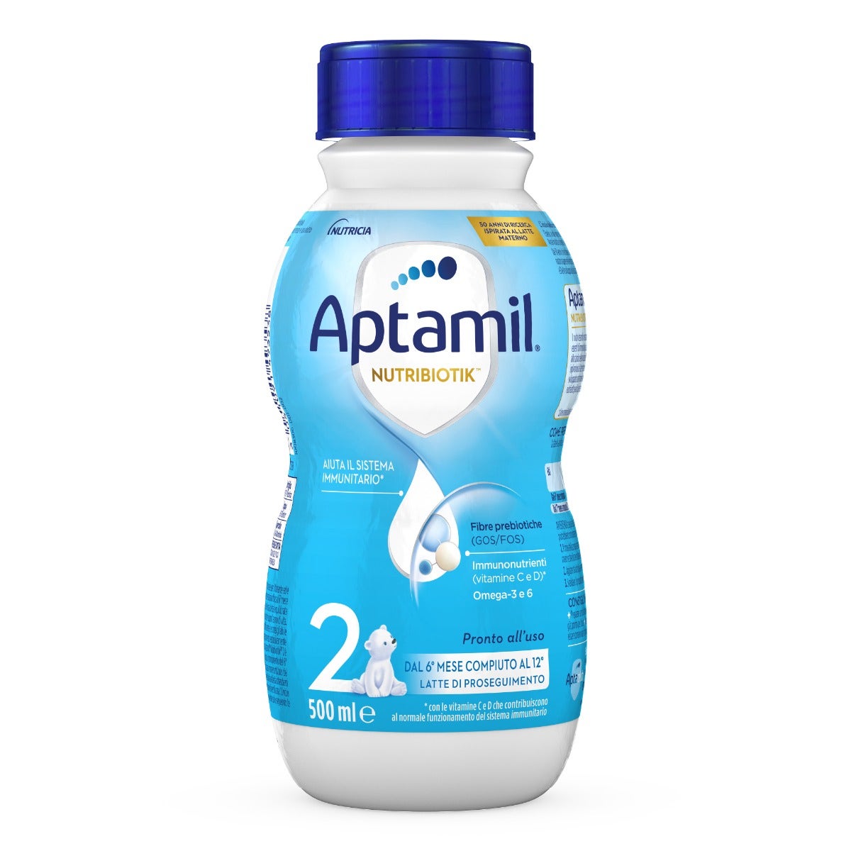 Aptamil 2 Liquido 500ml 6 Mesi+