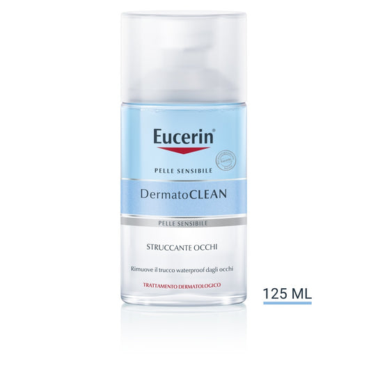 Eucerin Dermatoclean Struccante Occhi Waterproof trattamento 125 ml