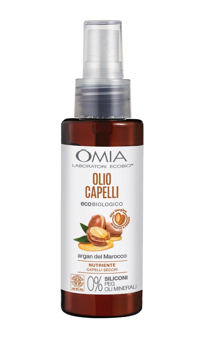 Omia Ecobiologica Olio Capelli Argan 100ml