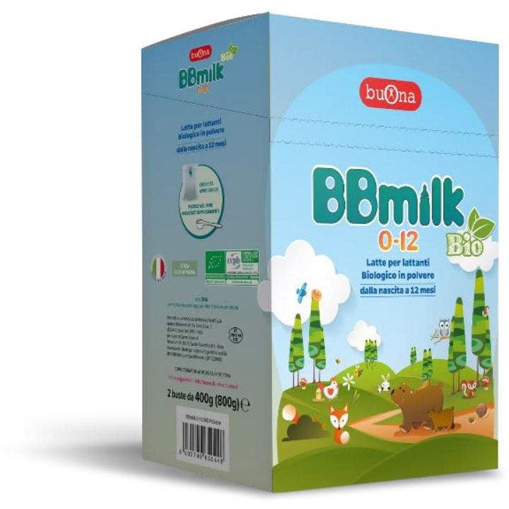 BBmilk 0-12 Latte Dalla Nascita Bio Polvere 2 Busta Da 400g