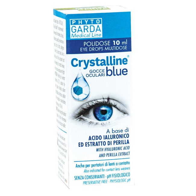 Crystalline Blue Gocce Oculari Polidose 10ml