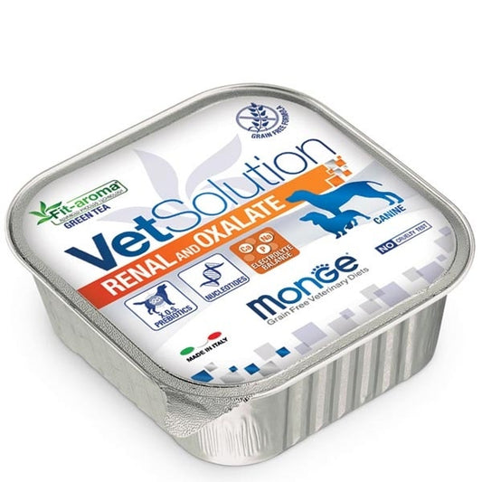 Monge Vetsolution Renal And Oxalate Cibo Umido Linea Medica Cani 150g