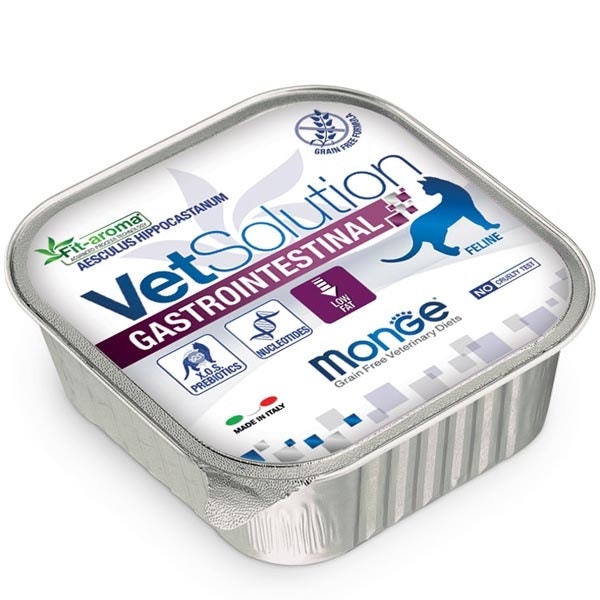 Monge Vetsolution Gastrointestinal Linea Medica Cibo Umido Gatti 100g