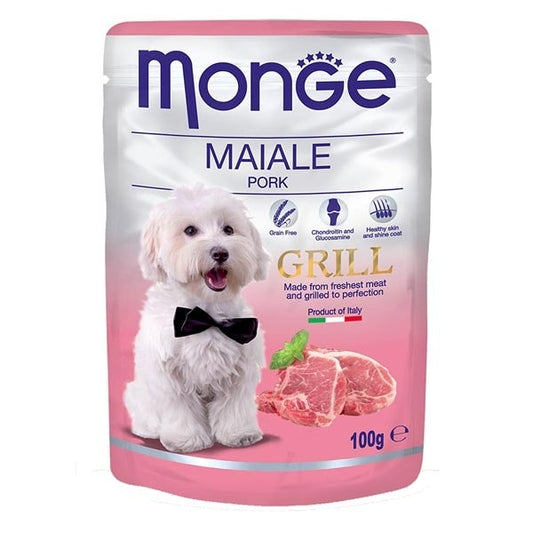 Monge Grill Maiale Cibo Umido Per Cani Adulti 100g