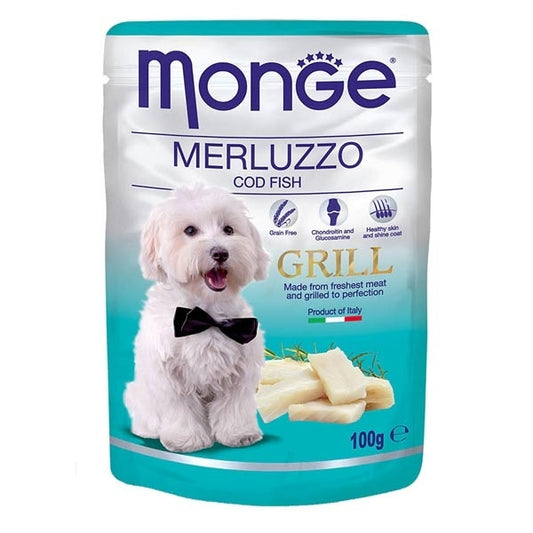 Monge Grill Merluzzo Cibo Umido Per Cani Adulti 100g