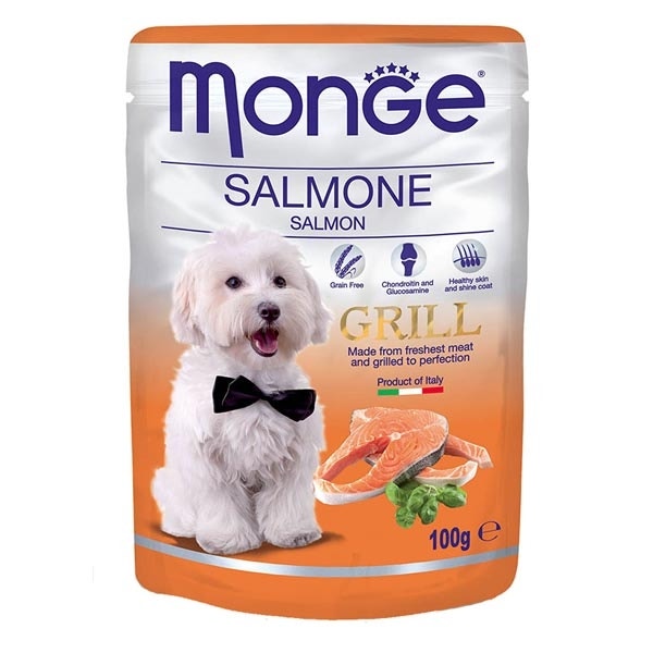 Monge Grill Salmone Cibo Umido Per Cani Adulti 100g