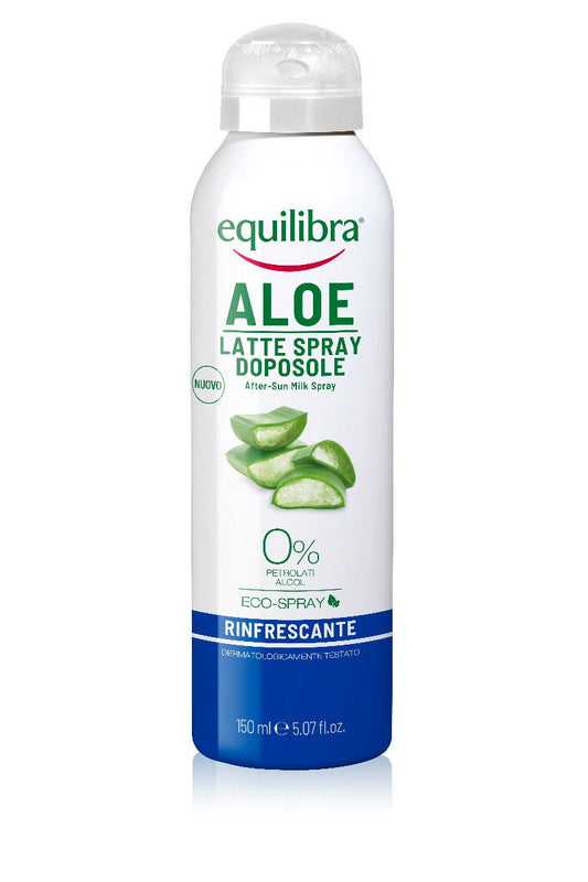 Equilibra Aloe Latte Spray Doposole Rinfrescante Corpo 150ml