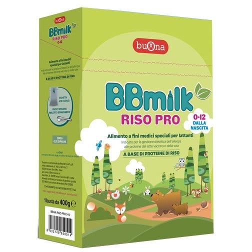 BBmilk Riso Pro 0-12Mesi Dalla Nascita 400g