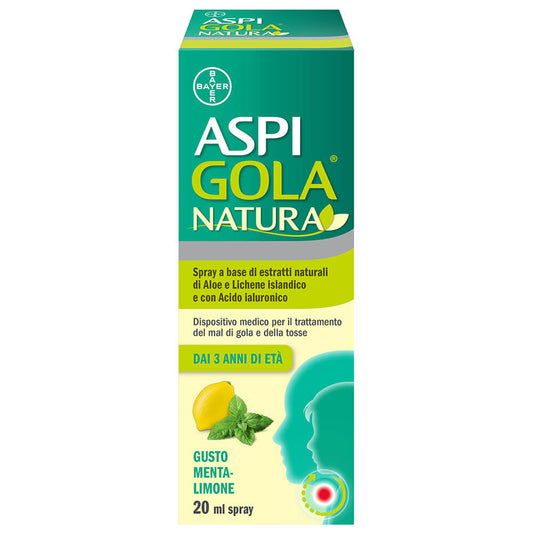 Aspi Gola Natura Spray Menta e Limone 20ml