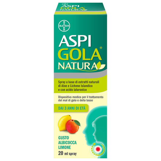 Aspi Gola Natura Spray Albicocca e Limone 20ml