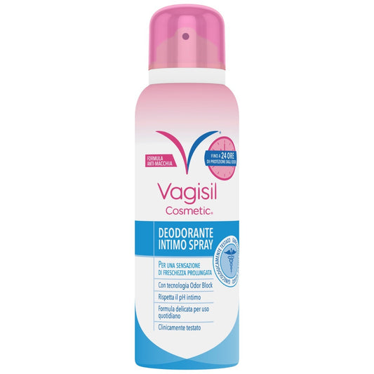 Vagisil Deodorante Intimo Spray Freschezza Prolungata Fino 24 Ore Non Macchia Odor Block 125ml