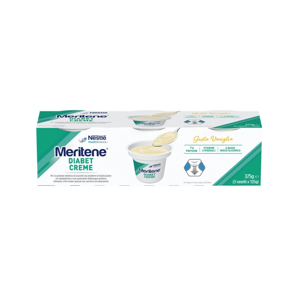 Meritene Diabet Crema Vaniglia 3x125g