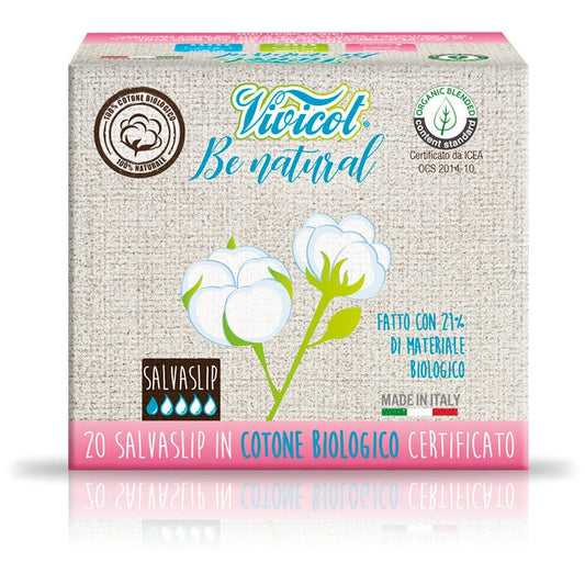 Vivicot Be Natural Salvaslip Ripiegati 20 Pezzi