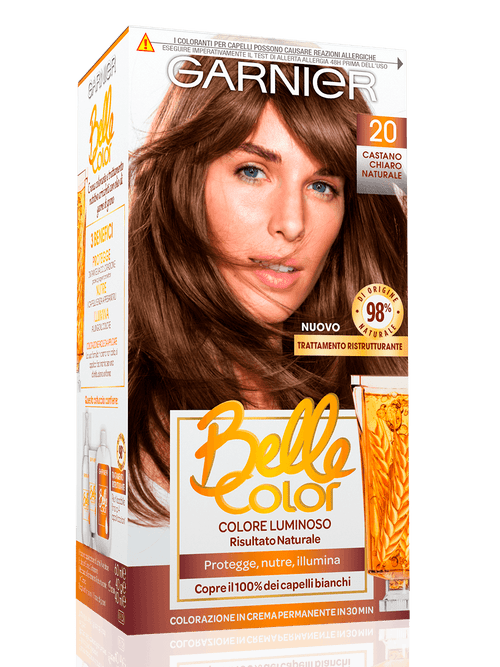 Garnier Belle Color Colorazione Capelli 20 Castano Chiaro Naturale