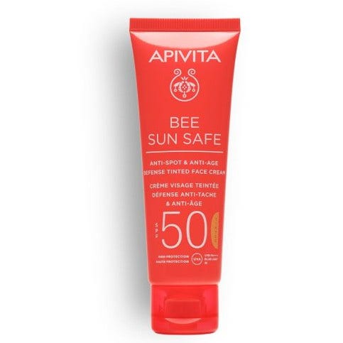 Apivita Bee Sun Safe Crema Viso Colorata SPF50 Anti-Macchia&Anti-Age 50ml