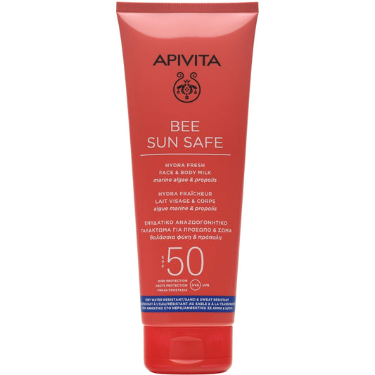 Apivita Bee Sun Safe Hydra Fresh Latte Solare SPF50 Viso Corpo 200ml