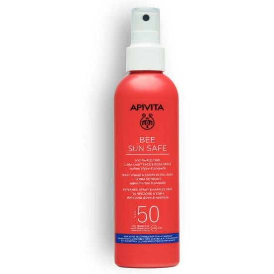 Apivita Bee Sun Safe Spray Hydra Melting Viso e Corpo SPF50 200ml