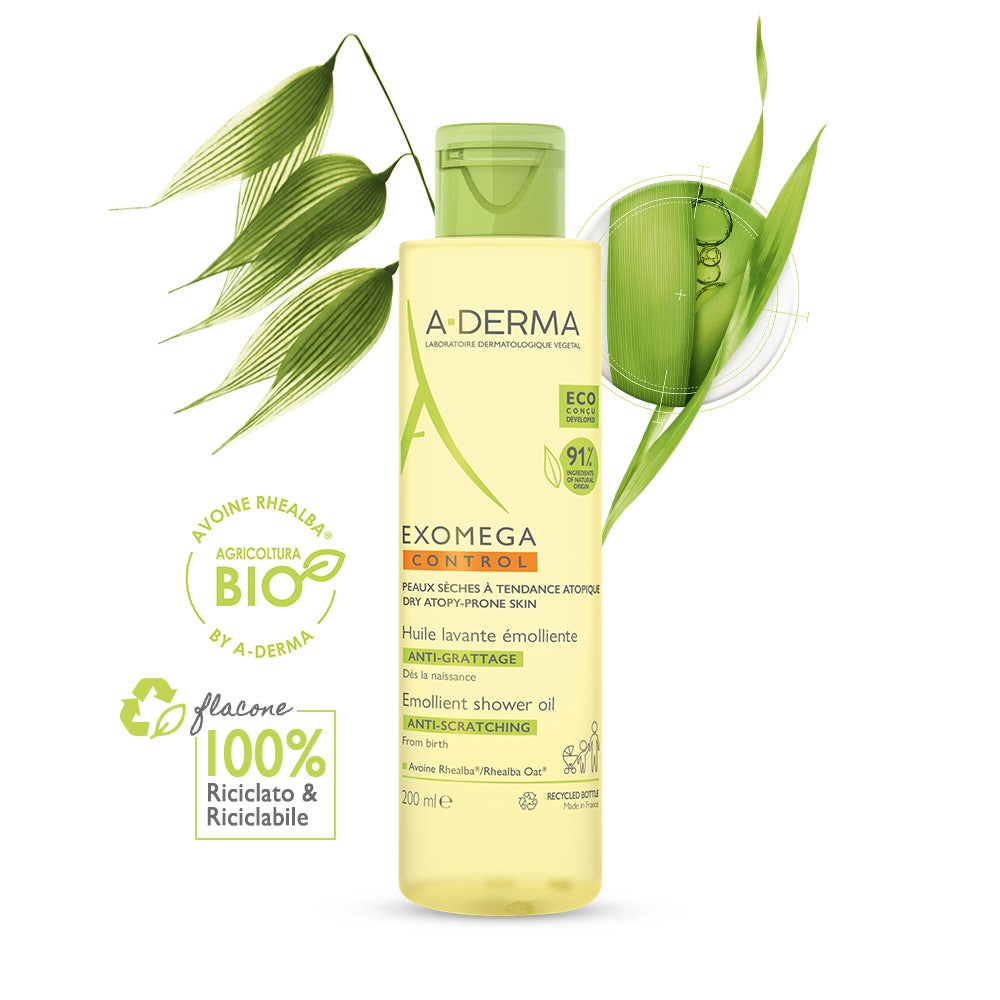 A-Derma Exomega Control Olio Lavante Emolliente 200ml