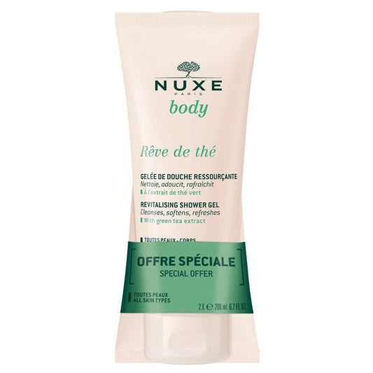 Nuxe Rêve De Thé Gel Doccia Rigenerante 2x200ml