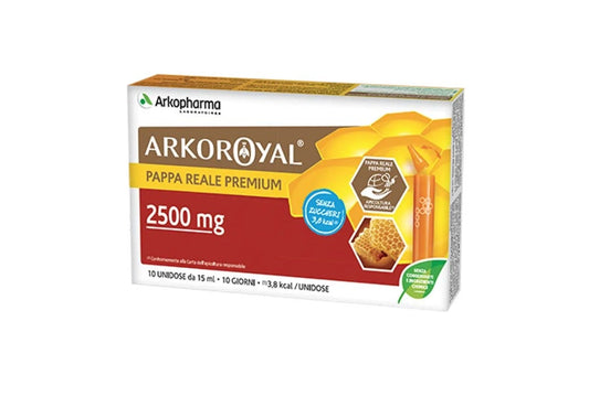 Arkopharma Arkoroyal Pappa Reale 2500mg Senza Zucchero 10 Fiale