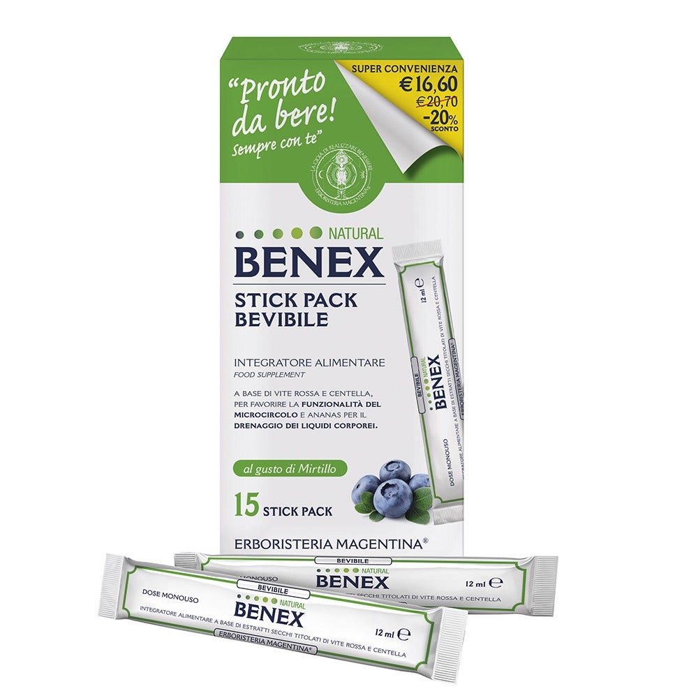 Benex Bevibile Natural 15 Stick Pack