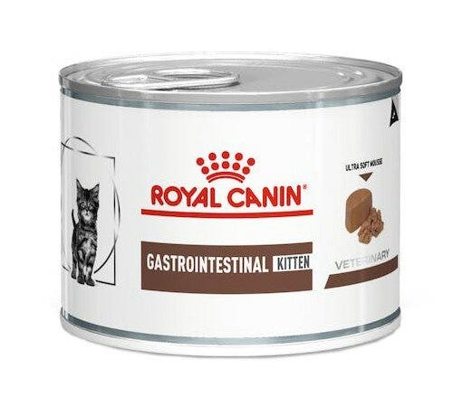 Royal Canin Veterinary Gastrontestinal Kitten Mousse Ultra Soft Per Gattini Lattina 195g