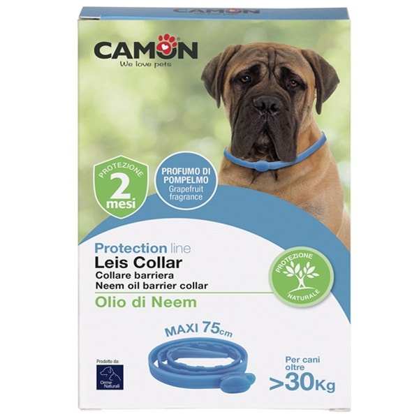 Camon Collare Barriera Per Cani Leis All'Olio DI Neem 75cm