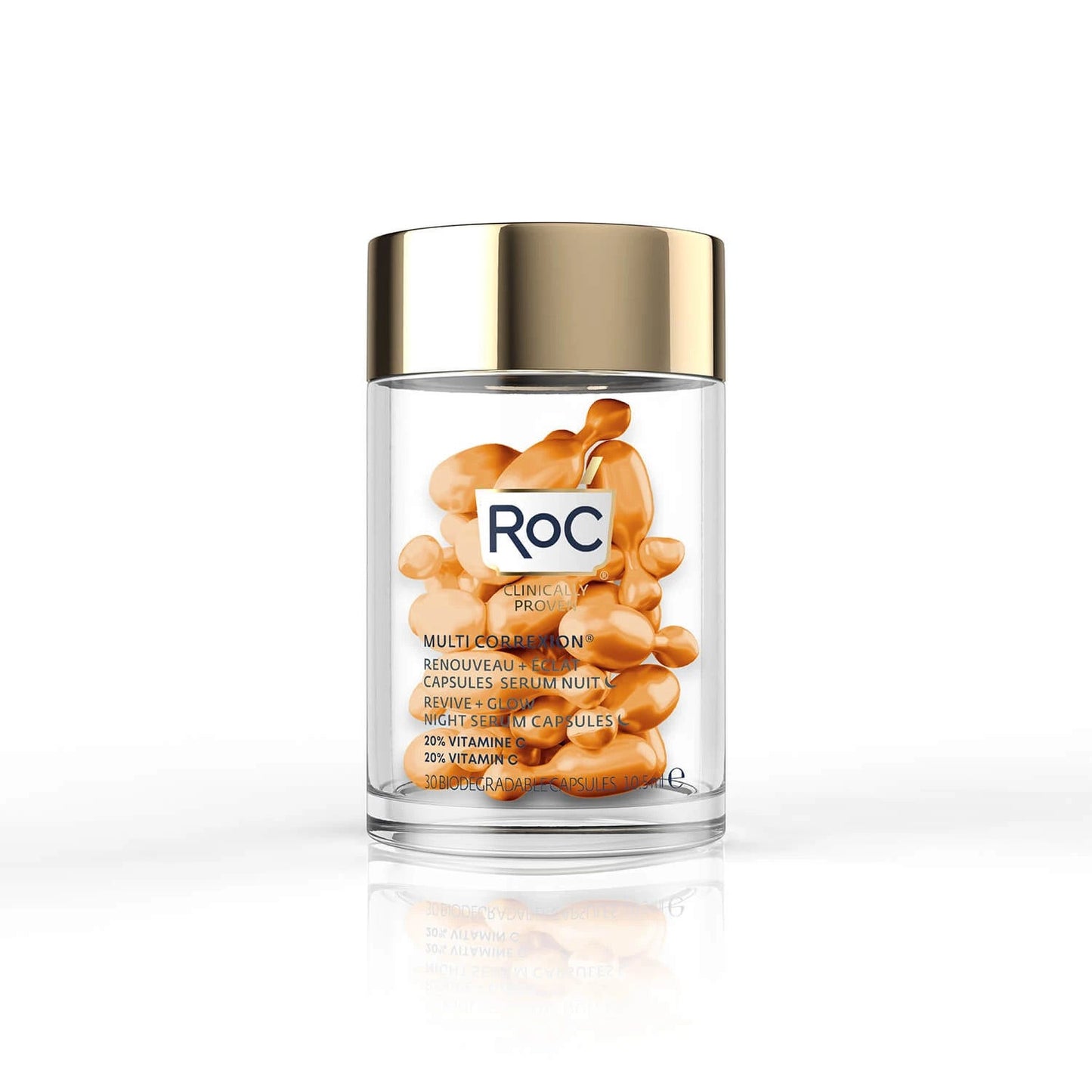 Roc Multi Correxion Revive + Glow Night Serum 30 Capsules