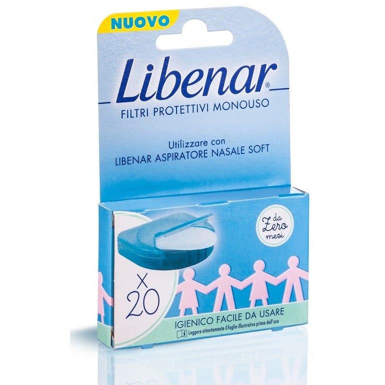 Libenar Aspiratore Nasale Soft Filtri 20 Pezzi