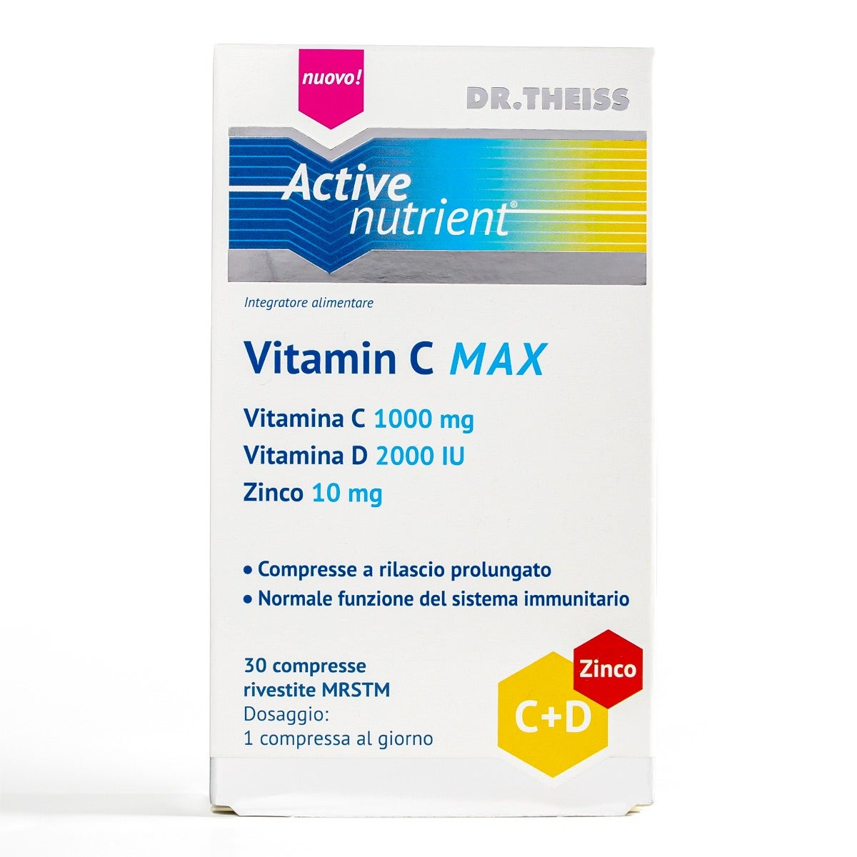 Dr Theiss Active Nutrient Vitamina C Max 30 Compresse