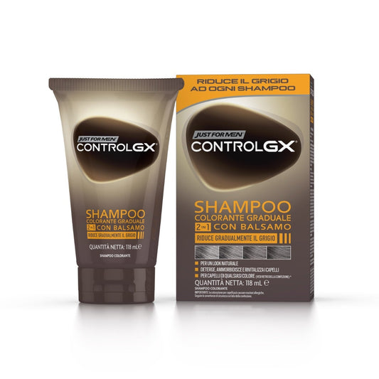 Just For Men Control Gx 2 In 1 Shampoo/Balsamo Colorante Graduale 118ml