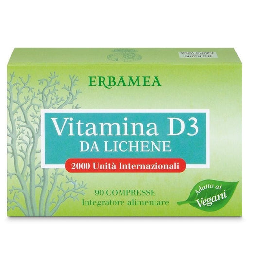 Erbamea Vitamina D3 Da Lichene 90 Compresse